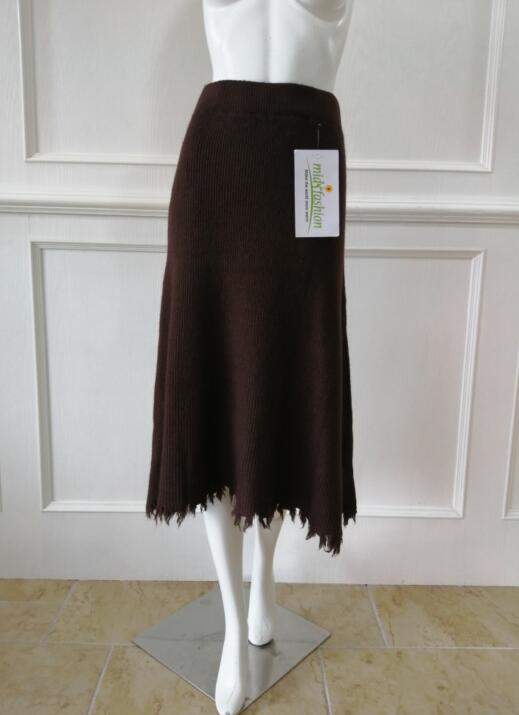 Womens knitted skirt long - Sweater Factory China