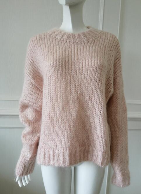 knitting sweater Manufacturer in china Womens knitted pullover Angora