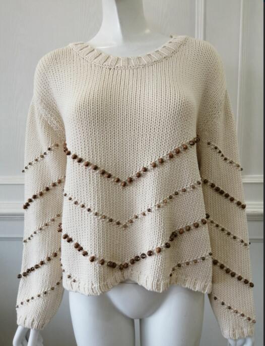 Women's knitted sweater pullover