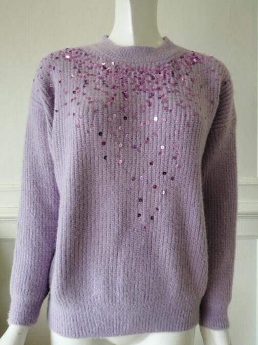 Women's knitted sweater knitwear pullover