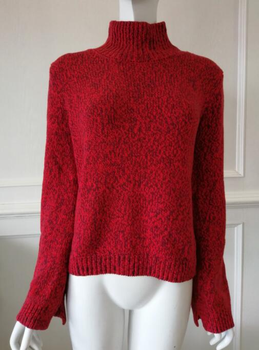 Women's knitted sweater knitwear pullover