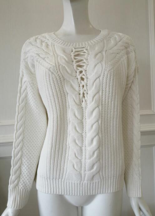 Women's knitted sweater knitwear pullover