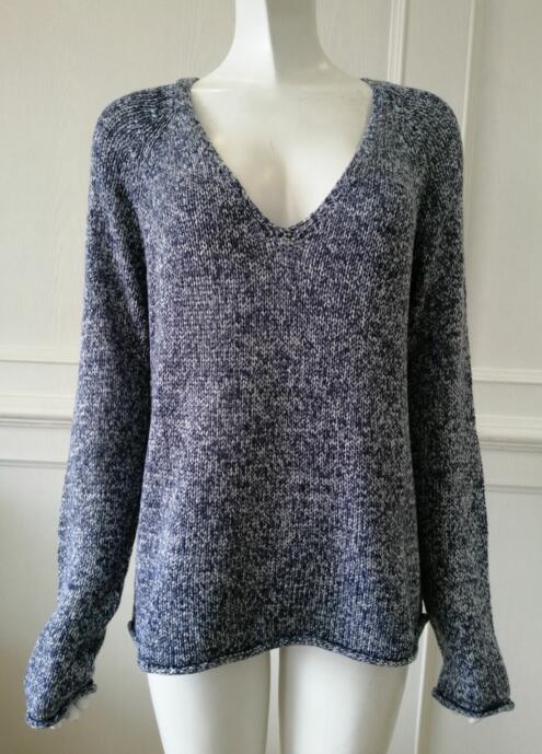 Women's knitted sweater knitwear pullover