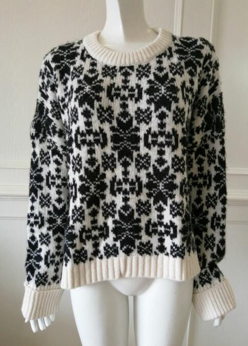 Women's knitted sweater knitwear pullover