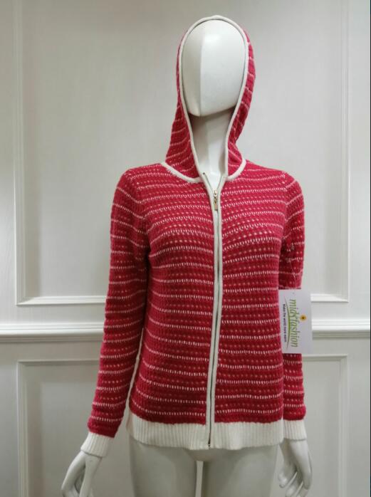 Women's knitted sweater knitwear coat