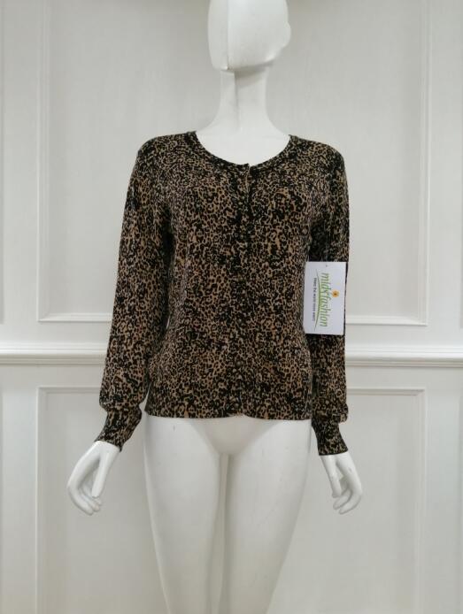 Women's knitted print knitwear