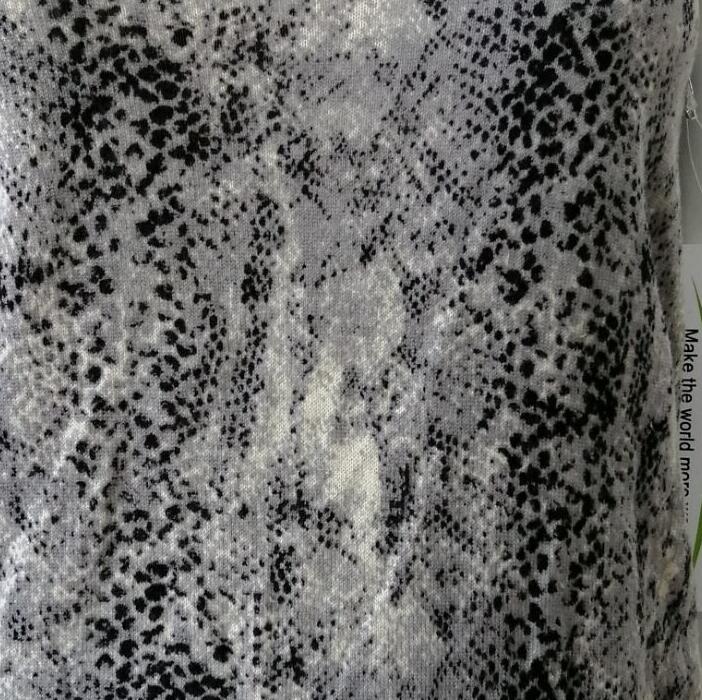 Women's knitted print knitwear