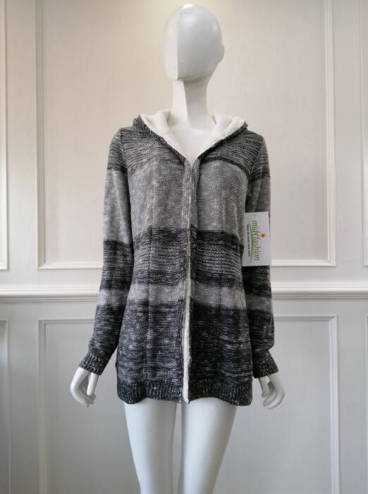 Women's knitted sweater coat