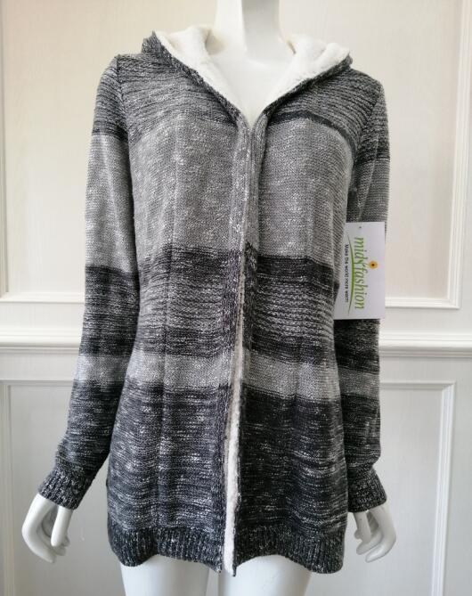 Women's knitted sweater coat