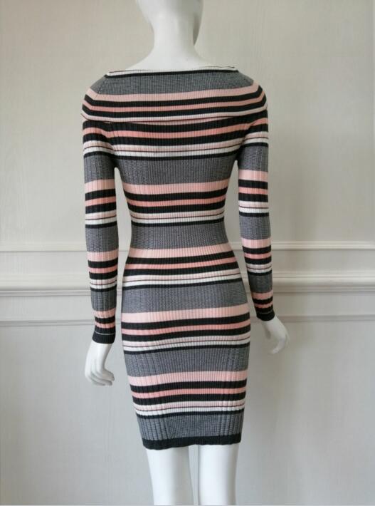 Women's knitted sweater dress knitwear china