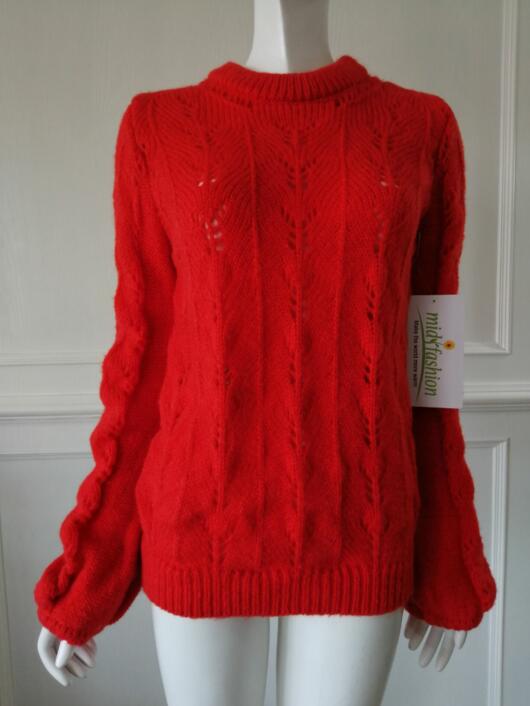 Women's knitted sweater pullover knitwear