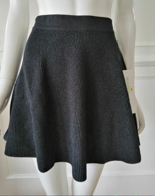 Women's knitted sweater skirt knitwear