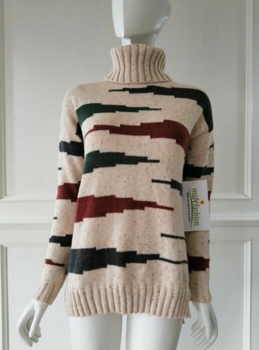 Women's knitted sweater pulover knitwear china