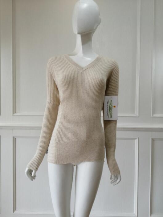 Women's knitted sweater pulover knitwear china