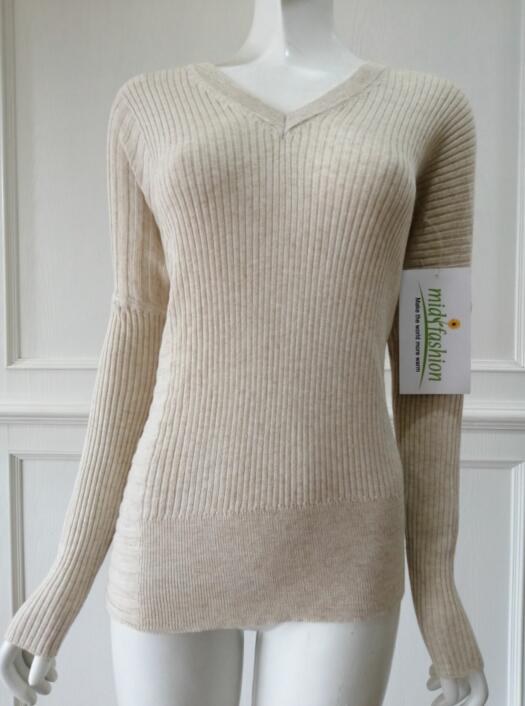 Women's knitted sweater pulover knitwear china