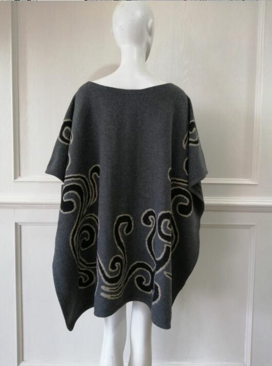 Knitted Poncho China Womens Sweater knit