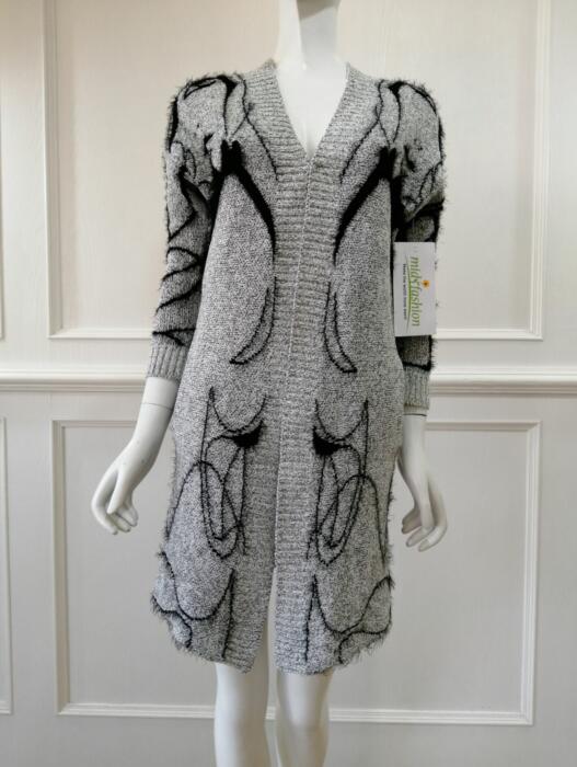 Womens midifashion Knitted cardigan coat China