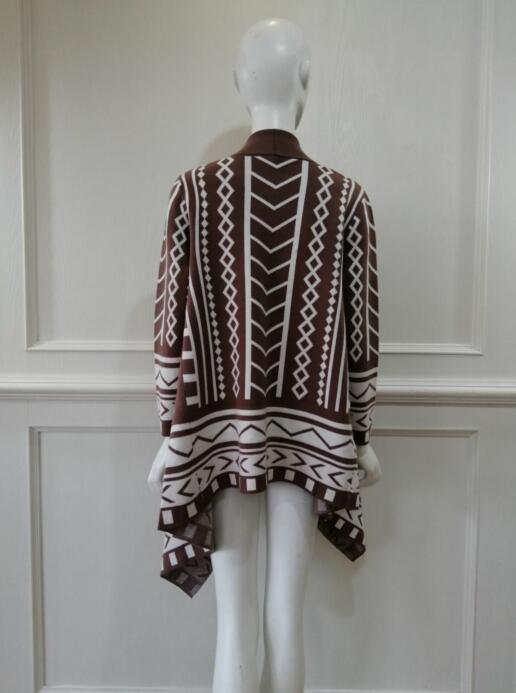 Womens Knitted poncho coat China midifashion