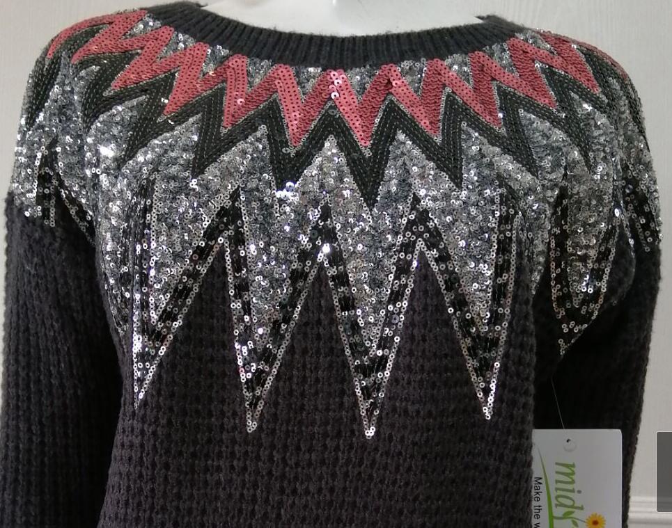 Sweater manufacturers in china womens Sequin Pullover