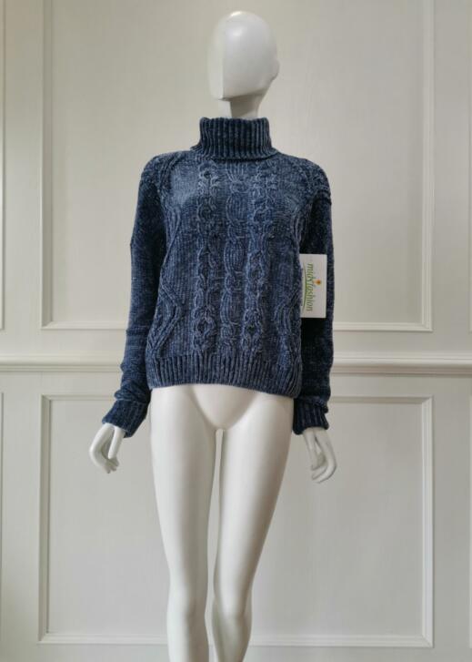 Chenille Knit Pullover Sweater - Sweater Factory China